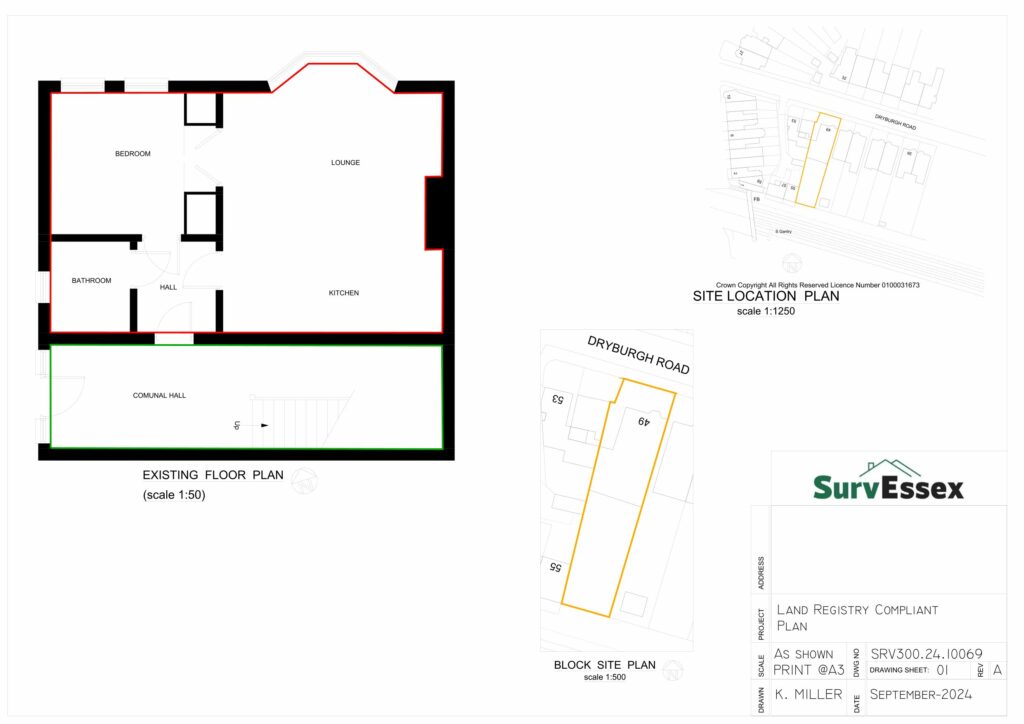 Land Registry Compliant Plans